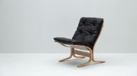Billede af LK Hjelle Siesta Classic Lænestol Lav SH: 45 cm - Nature/Hemsen Anilin Black