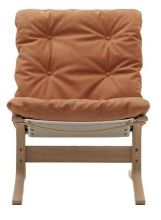 Billede af LK Hjelle Siesta Classic Lænestol Lav SH: 45 cm - Nature/Dunes Cognac