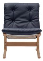 Billede af LK Hjelle Siesta Classic Lænestol Lav SH: 45 cm - Nature/Elmo Rustical Blue