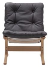 Billede af LK Hjelle Siesta Classic Lænestol Lav SH: 45 cm - Nature/Elmo Rustical Grey