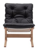 Billede af LK Hjelle Siesta Classic Lænestol Lav SH: 45 cm - Nature/Elmo Rustical Black
