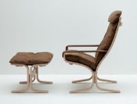 Billede af LK Hjelle Siesta Classic Fodskammel H: 45 cm - Nature/Vintage Rangers