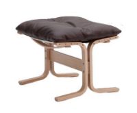 Billede af LK Hjelle Siesta Classic Fodskammel H: 45 cm - Nature/Prescott Chestnut