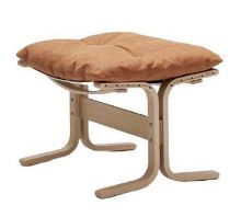 Billede af LK Hjelle Siesta Classic Fodskammel H: 45 cm - Nature/Dunes Cognac