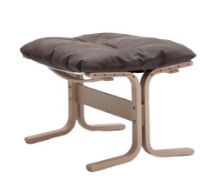 Billede af LK Hjelle Siesta Classic Fodskammel H: 45 cm - Nature/Dunes Dark Brown
