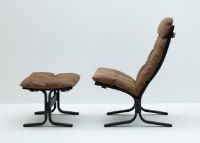 Billede af LK Hjelle Siesta Classic Fodskammel H: 45 cm - Black/Vintage Rangers