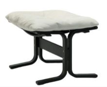 Billede af LK Hjelle Siesta Classic Fodskammel H: 45 cm - Black/Prescott Lamb
