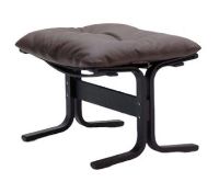 Billede af LK Hjelle Siesta Classic Fodskammel H: 45 cm - Black/Prescott Chestnut