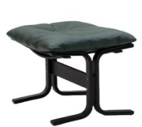 Billede af LK Hjelle Siesta Classic Fodskammel H: 45 cm - Black/Elmo Rustical Green