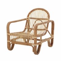 Billede af Bloomingville Baal Loungestol SH: 34 cm - Natur/Rattan
