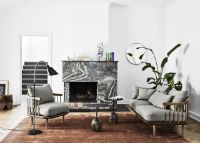 Billede af &Tradition Fly SC1 Lounge Chair SH: 40 cm - Smoked Oiled Oak/Hot Madison 093