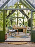 Billede af Bloomingville Monsi Spisebordsstol SH: 45 cm - Grøn