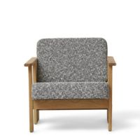 Billede af Form & Refine Block Lounge Chair SH: 39 cm - Oak/Zero