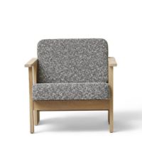 Billede af Form & Refine Block Lounge Chair SH: 39 cm - White Oak/Zero