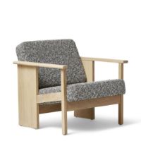 Billede af Form & Refine Block Lounge Chair SH: 39 cm - White Oak/Zero