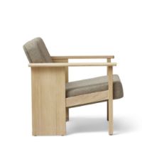 Billede af Form & Refine Block Lounge Chair SH: 39 cm - White Oak/Hallingdal 65
