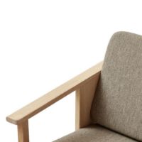 Billede af Form & Refine Block Lounge Chair SH: 39 cm - White Oak/Hallingdal 65
