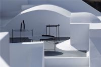 Billede af HOUE EDGE Tray Table Ø: 76 cm - Olive Green