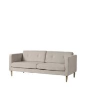 Billede af FDB Møbler Firhøj 2,5 Pers Sofa L: 198 cm - Tangent/Beige