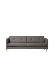 Billede af FDB Møbler Firhøj 3 Pers Sofa L: 228 cm - MLF61/Grå