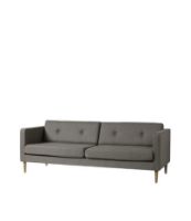 Billede af FDB Møbler Firhøj 3 Pers Sofa L: 228 cm - MLF61/Grå