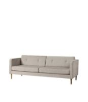Billede af FDB Møbler Firhøj 3 Pers Sofa L: 228 cm - Tangent/Beige