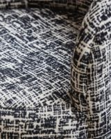 Billede af Nordal BOMU Loungestol - Sort/Hvid