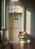 Billede af &Tradition Flowerpot VP10 Chandelier 10 Pendler - Chrome-Plated