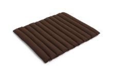 Billede af HAY Palissade Dining Bench Soft Quilted Cushion 110x89 cm - Iron Red