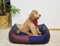 Billede af HAY Dogs Bed Large 30x75x96 cm - Burgundy/Green 