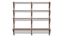 Billede af Fredericia Furniture BM29 Børge Mogensen Hylde m. Skriveplade B: 149 cm - Lakeret Valnød