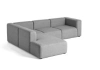 Billede af HAY Mags Corner Combination 2 L: 264,5 cm - Left End - Hallingdal 116/Black Stained Beech