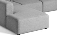 Billede af HAY Mags Corner Combination 2 L: 264,5 cm - Left End - Hallingdal 116/Black Stained Beech