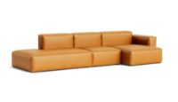 Billede af HAY Mags Soft 3 Seater Combination 4 Right End L: 331 cm - Sense Cognac Leather