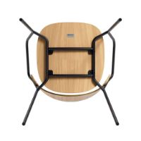 Billede af Please Wait To Be Seated Dosina Spisebordsstol m. Armlæn SH: 46 - Olieret Eg