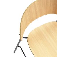 Billede af Please Wait To Be Seated Dosina Barstol  - Olieret Eg