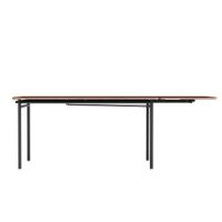 Billede af Please Wait To Be Seated Taffel Spisebord Med Udtræk 90x150/210 cm - Burgundy