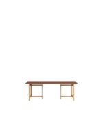 Billede af Moebe Rectangular Dining Table 220x90 cm - Burgundy