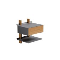 Billede af Please Wait To Be Seated Smile Sengebordshylde H: 42 cm - Oak/Grey