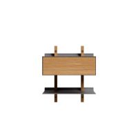 Billede af Please Wait To Be Seated Smile Sengebordshylde H: 42 cm - Oak/Grey