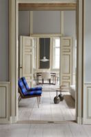 Billede af &Tradition Lato Coffee Table LN8 Ø: 40 cm - Walnut / Emparador Marble 