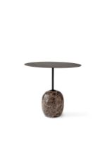 Billede af &Tradition Lato Coffee Table LN9 Ø: 50 cm - Black/Ovall