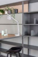 Billede af HAY AAS 32 Barstol High SH: 75 cm  - Black Lacquered Oak/Black/Footrest Black Powder Coated Steel