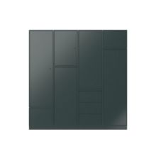 Billede af Montana Wardrobe System 03 186,3x190 cm - Black Jade