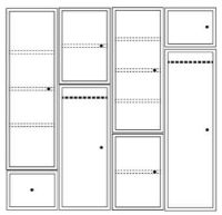 Billede af Montana Wardrobe System 03 186,3x190 cm - Black Jade