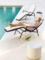 Billede af Cane-line Outdoor Sunrise Hynde Til Liggestol L: 196 cm - White 