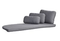 Billede af Cane-line Outdoor Savannah Daybed højre modul, hyndesæt - Grey Farvekode: YS95  