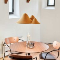 Billede af LOOM Design Panorama Pendel S 21,5x60,3 cm - Jordgul/Grå