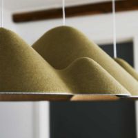 Billede af LOOM Design Panorama Pendel L 21,9x105,7 cm - Grøn/Sort