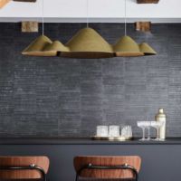 Billede af LOOM Design Panorama Pendel L 21,9x105,7 cm - Grøn/Sort